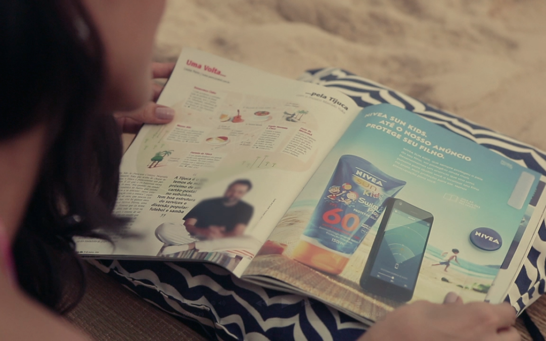 Nivea Print Campaign Becomes Kid Tracker for Beach Day
